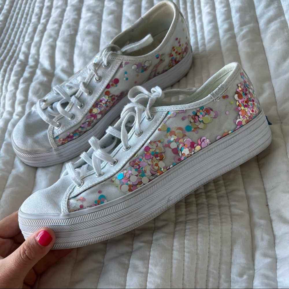 Kate Spade x Keds Triple Kick Confetti Shoes